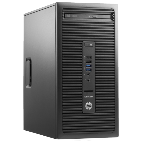PC HP EliteDesk 705 G2 SFF reconditionné - AMD Pro A10-8750B - 32Go DDR3 -  1To - Windows 10 - Ecran 22p