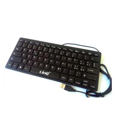 Tastiera Ultra Sottile USB LINQ KM-681 NERO