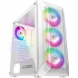 CASE ATX NOUA SMASH S10 WHITE 0.60MM SPCC 3 USB3.0/2.0 4*FAN