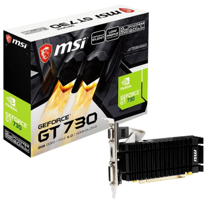 Scheda video Nvidia Msi Geoforce GT730 2GB DDR3 VGA/HDMI/DVI HP Grado B