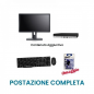 Postazione TOP - PC I5-6500T + Monitor 23"+ kit tastiera e mouse Wireless + chiavetta USB